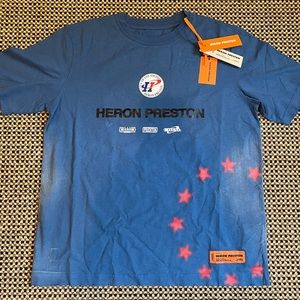 Heron Preston Distressed 2022 T-shirt ** New with tags never worn **